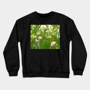 Pink Chives Crewneck Sweatshirt